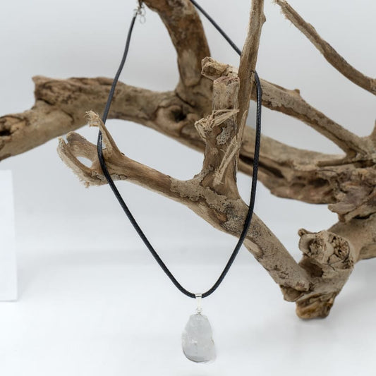 Pendentif Pierre Roulée Cristal De Roche AA