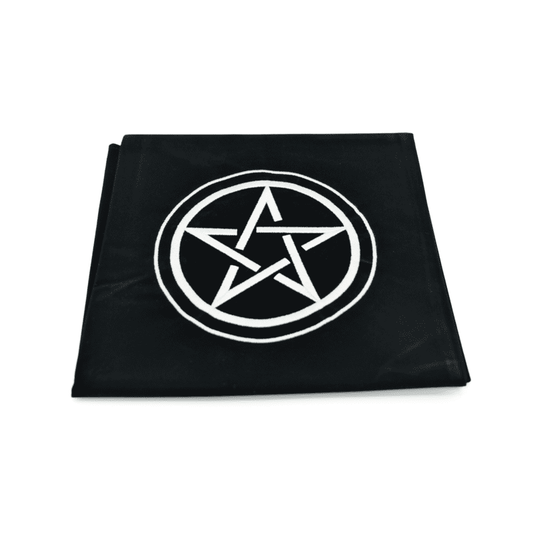 Tapis de Tarot Pentagramme Noir
