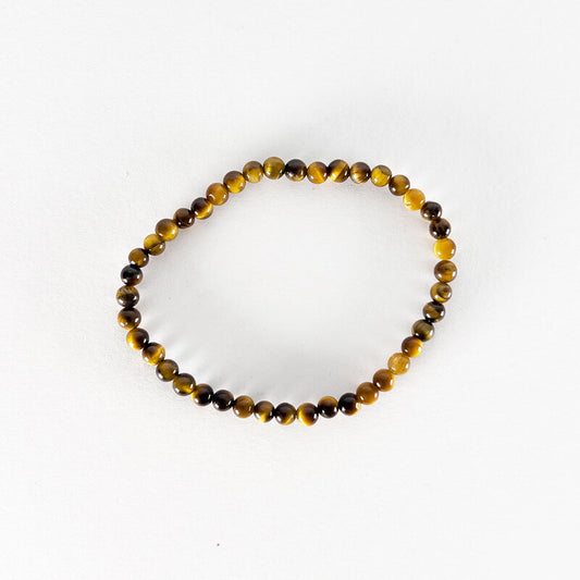 Bracelet perles Oeil de tigre - 04 mm