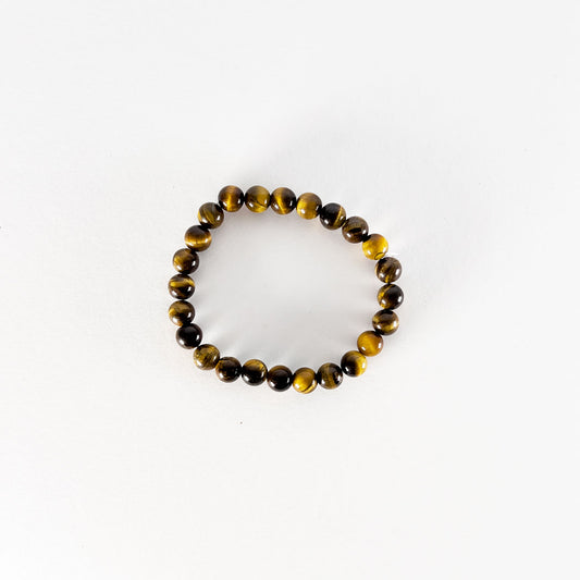 Bracelet perles Oeil de tigre A - 08 mm