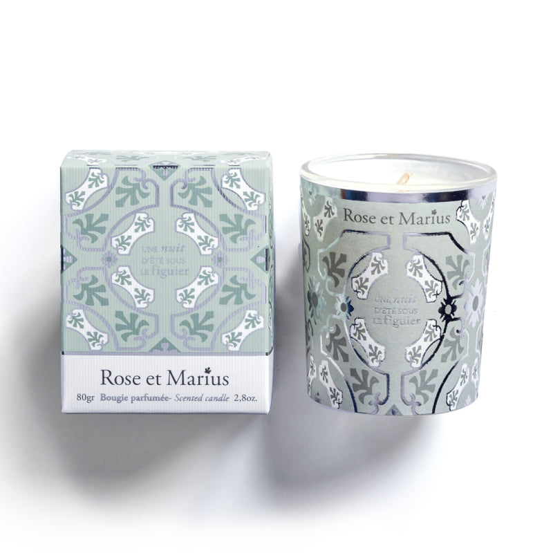 Mini Bougie Parfumée Une Nuit D'été sous le Figuier