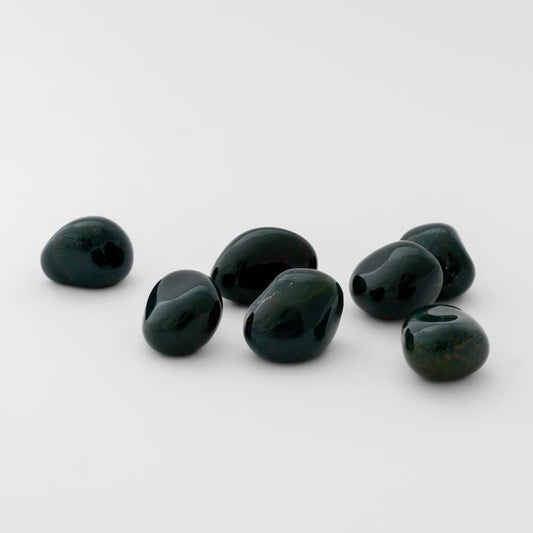 Pierre Roulée Jaspe Héliotrope Brésil 30 à 40 mm A