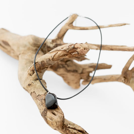 Pendentif Pierre Roulée Tourmaline Noire AB