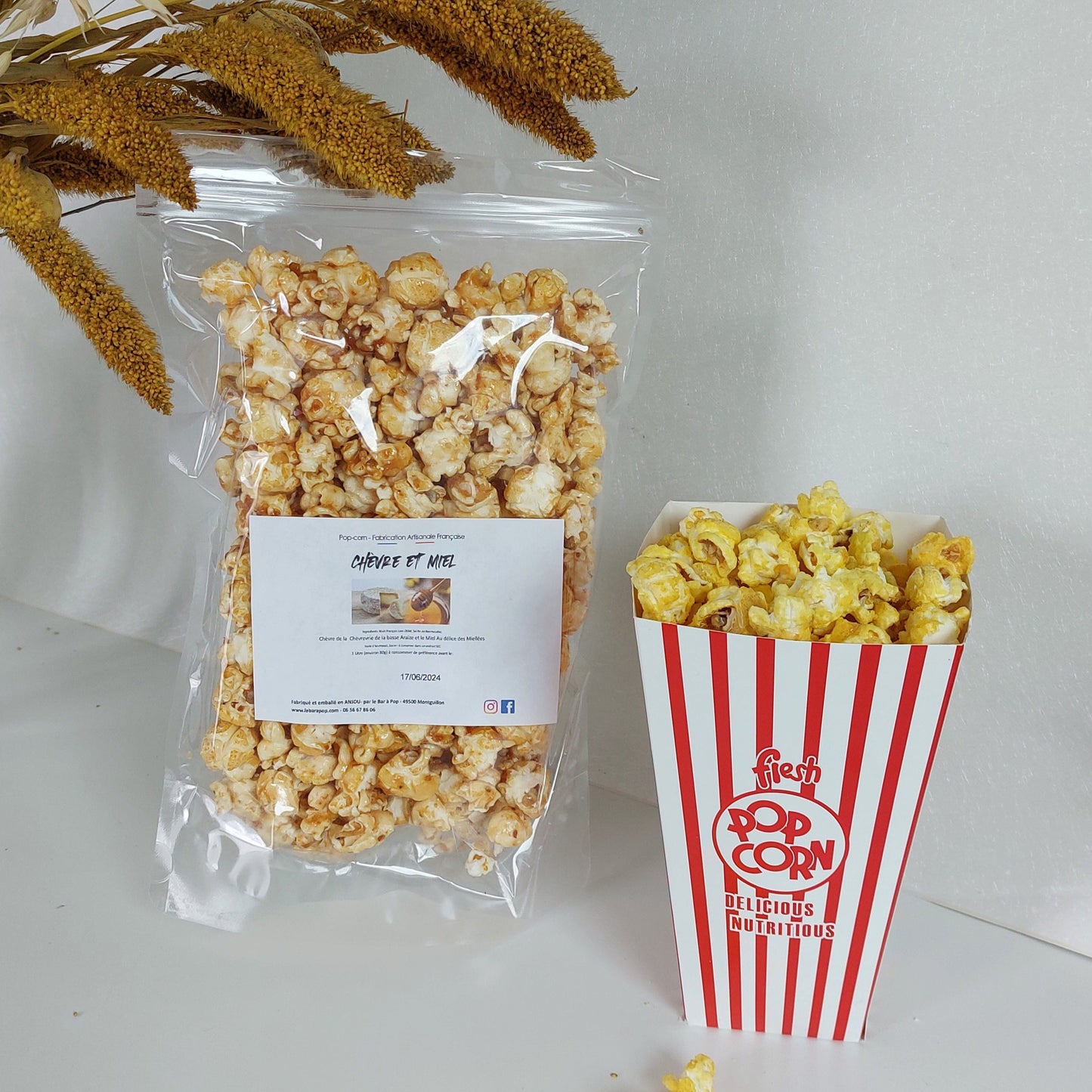 Pop Corn Chèvre Miel - 100g