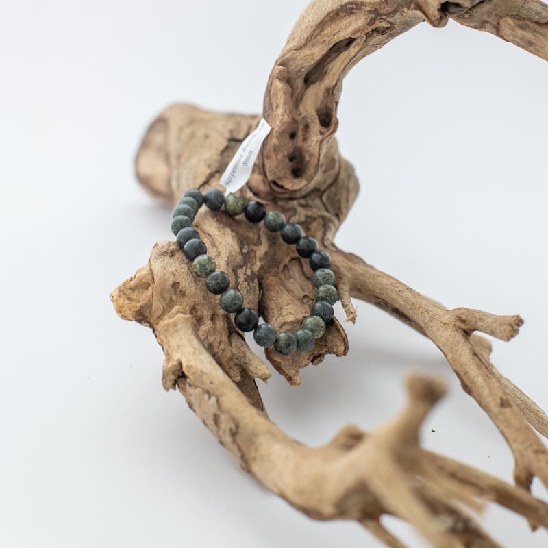 Bracelet perles Serpentine de Russie 08 mm AB